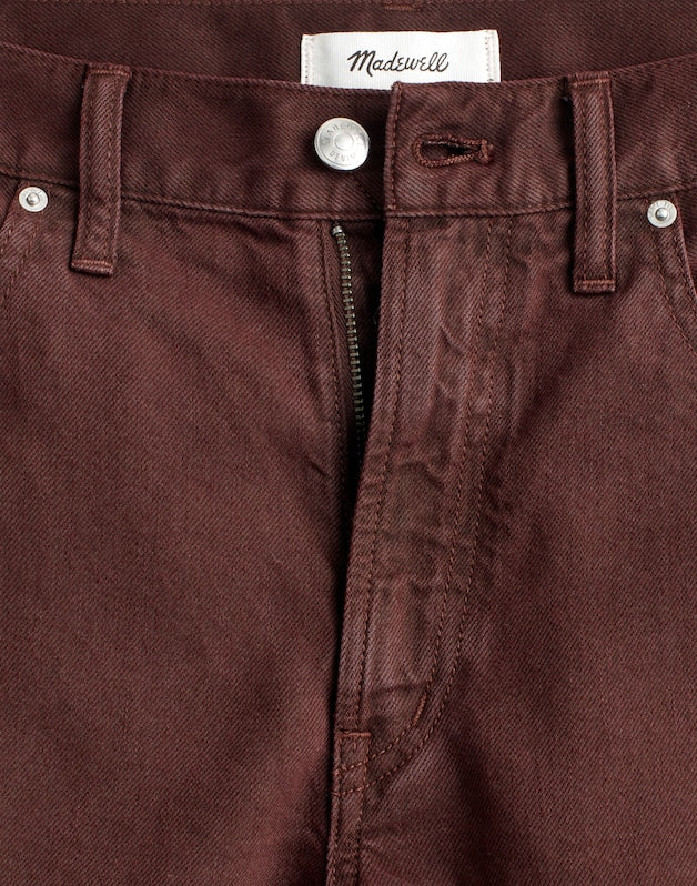The Ultimate Wide-Leg Jean in Airy Denim BURNT COCOA