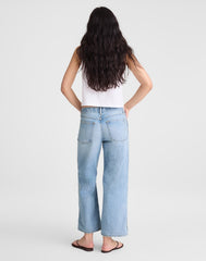 Tall Low-Slung Baggy Crop Jeans LARSON WASH
