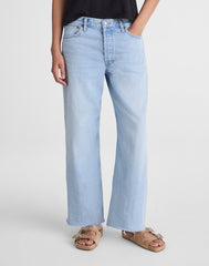 Tall Low-Slung Baggy Crop Jeans in Foster Wash FOSTER WASH