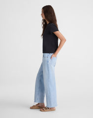 Tall Low-Slung Baggy Crop Jeans in Foster Wash FOSTER WASH