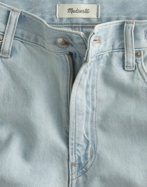 The Tall Darted Barrel-Leg Jean in Airy Denim LAGUNA WASH