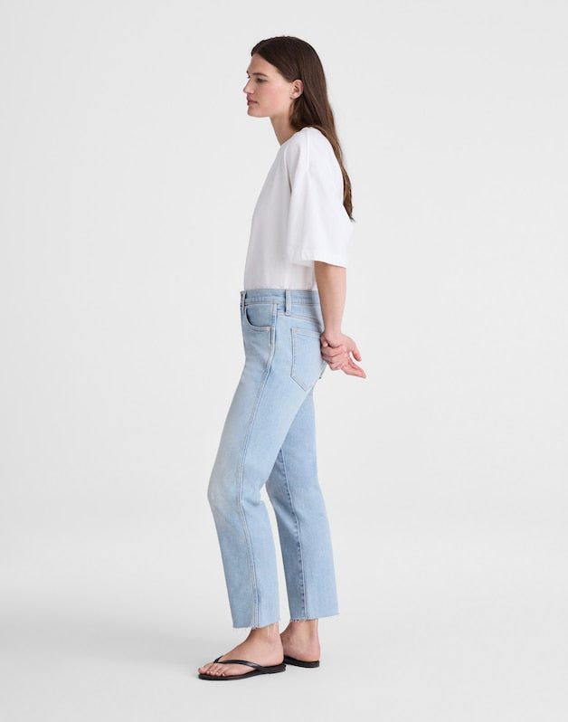 The Longline Straight Crop Jean in Foster Wash FOSTER WASH