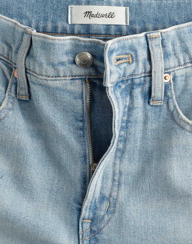 The Short Longline Straight Crop Jean in Foster Wash FOSTER WASH