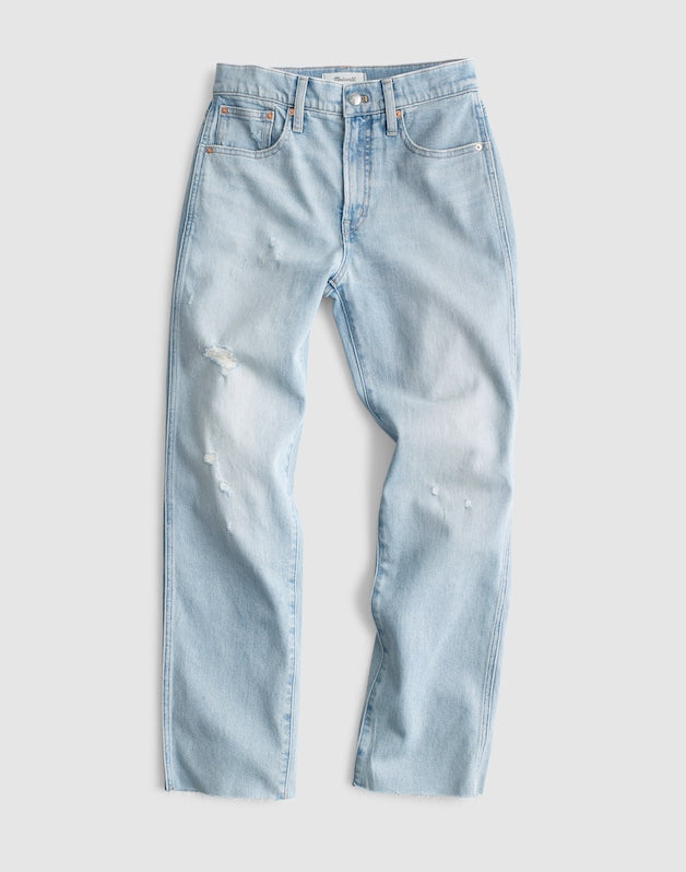The Tall Longline Straight Crop Jean in Foster Wash FOSTER WASH
