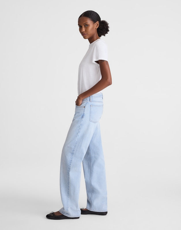The Low-Rise Loose Jean in Foster Wash FOSTER WASH