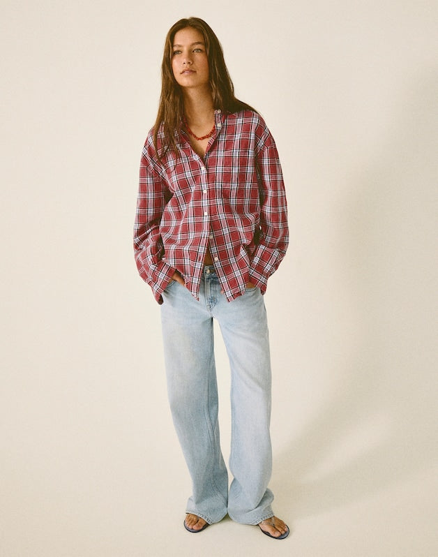 The Low-Rise Loose Jean in Foster Wash FOSTER WASH