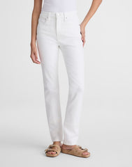 The Tall Pencil Jean in Super Stretch Denim TILE WHITE