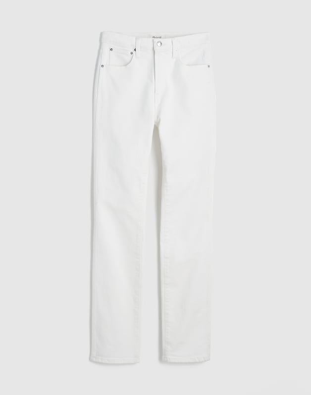 The Pencil Jean in Super Stretch Denim TILE WHITE