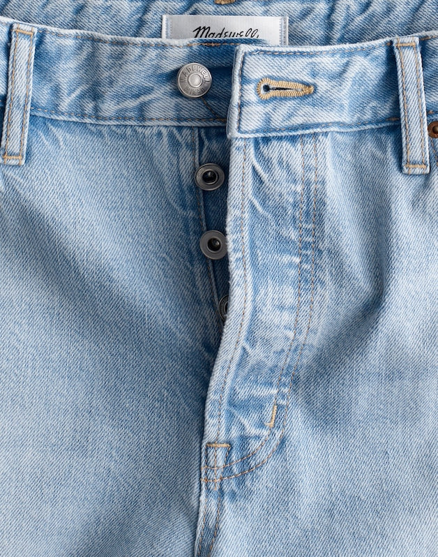 Tall Curvy Low-Slung Baggy Crop Jeans in Foster Wash FOSTER WASH