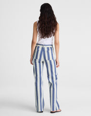The Emmy Wide-Leg Pant WATERFALL STRIPE