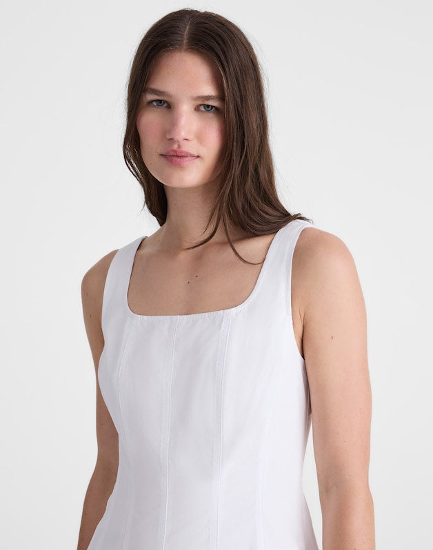The Rylee Midi Dress WHITE