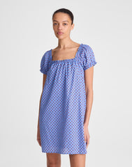 The Chateau Mini Dress CALM BLUE