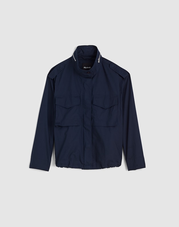 Field Jacket in Washed Poplin CLASSIC NAVY