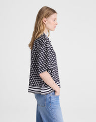 Patch-Pocket Boxy Shirt CLASSIC NAVY