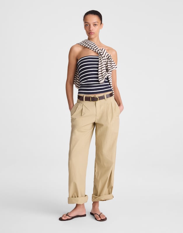 Knit Tube Top NAVY