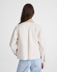 The Billie Short Jacket in Washed Twill VINTAGE CANVAS