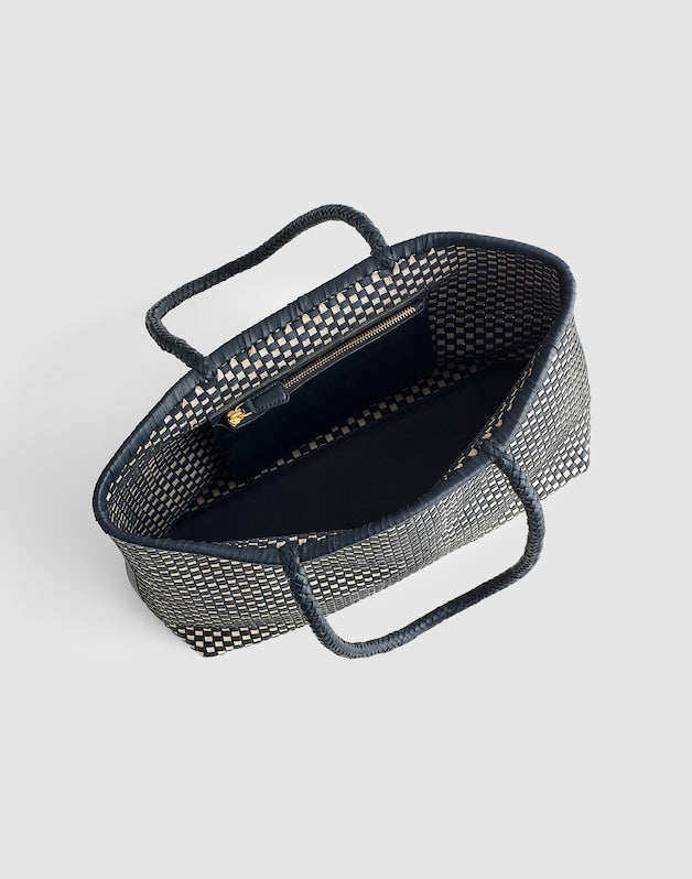The Signature Woven Tote JUNIPER BERRY MULTI