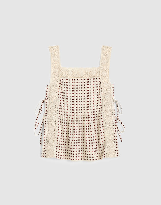 The Sophie Top VINTAGE IVORY