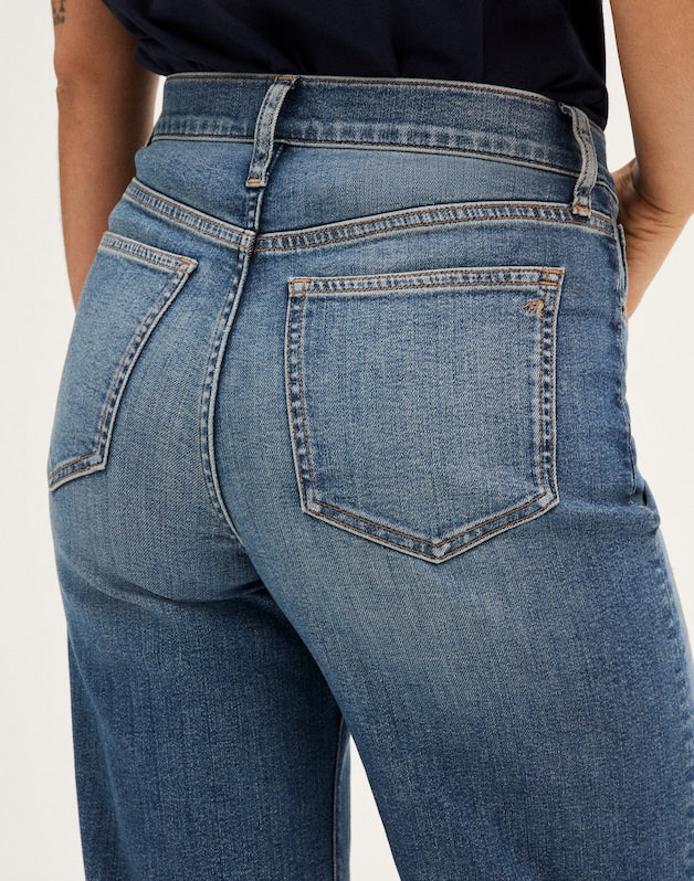 The Short Curvy Wide-Leg Jean SUNNYSIDE WASH