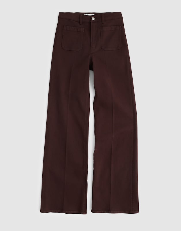The Emmy Wide-Leg Pant DARK CAROB