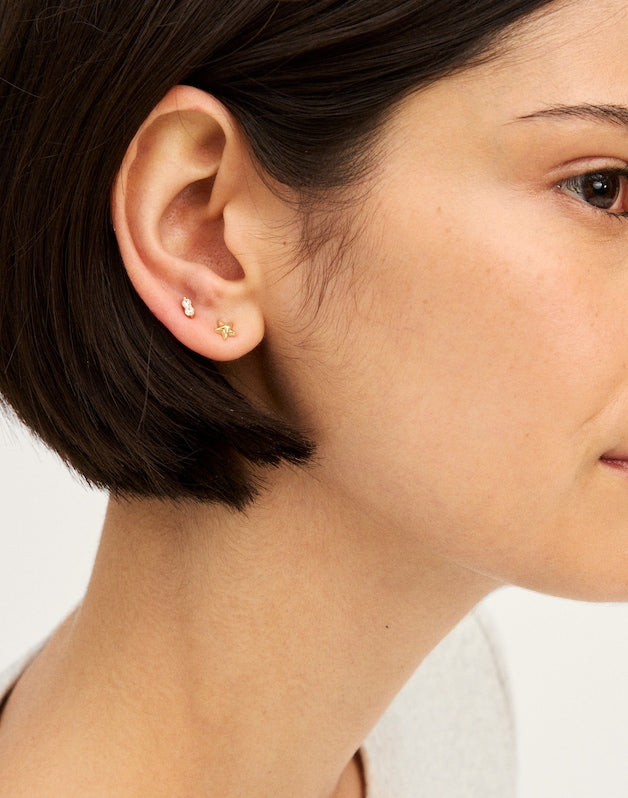 Star Stud Earring Set WARM GOLD